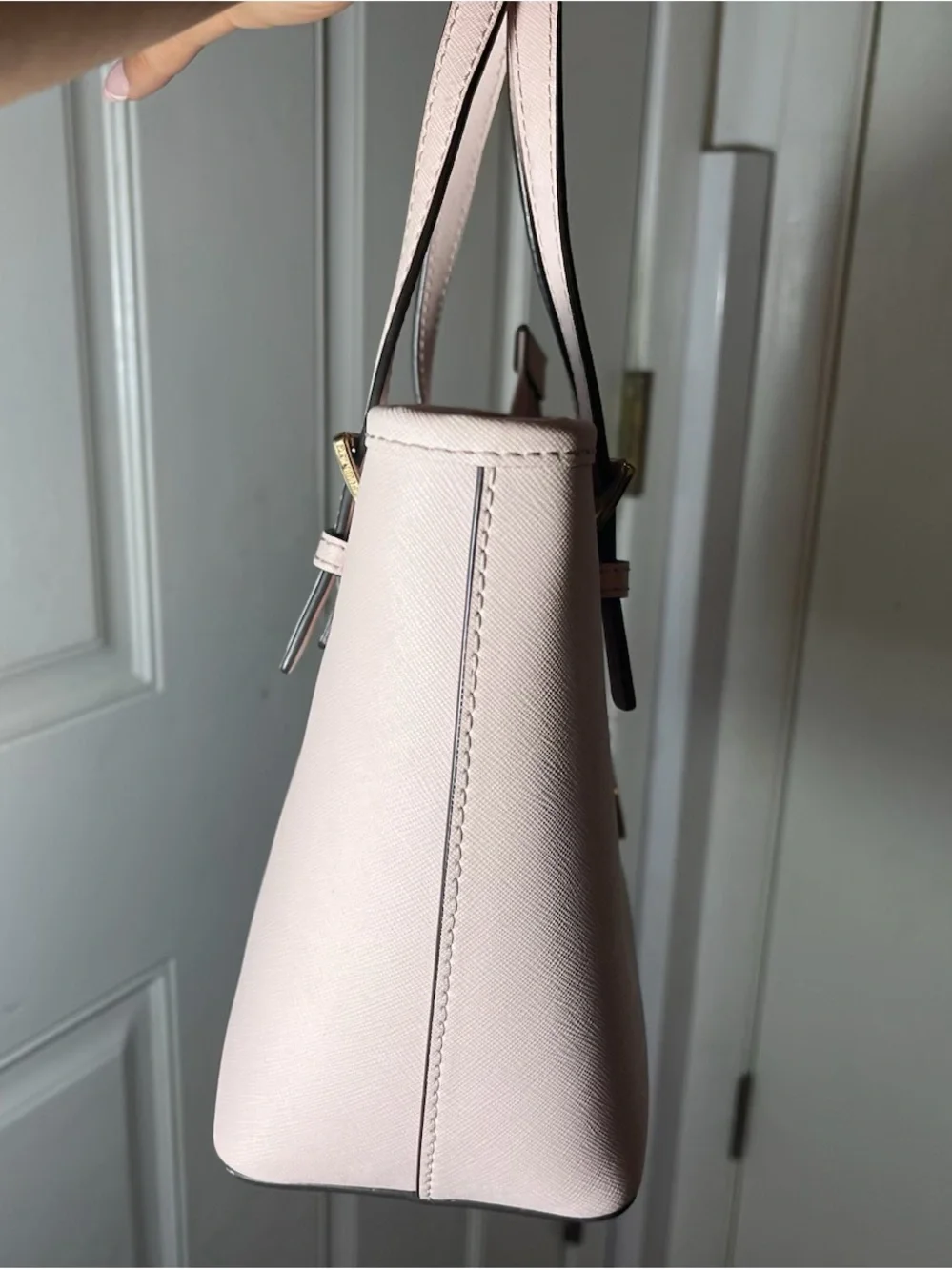 Michael Kors Light Pink Tote with Gold Hardware